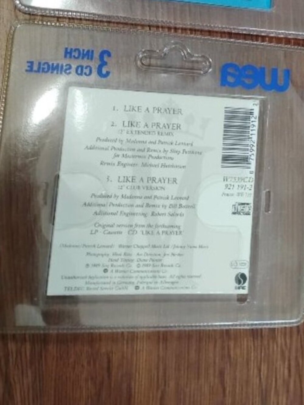 Vintage 80s Madonna Single 3" CD Like A Prayer Collectible - Picture 3 of 3